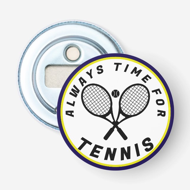 Alltid tid för tennis flasköppnare (Framsidan)