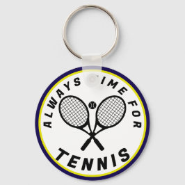 Alltid tid för tennis nyckelring
