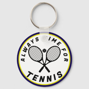 Alltid tid för tennis nyckelring