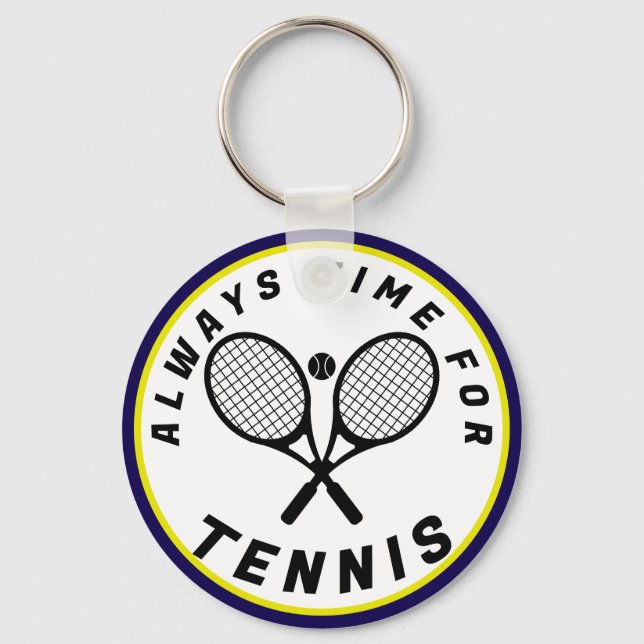 Alltid tid för tennis nyckelring (Framsida)