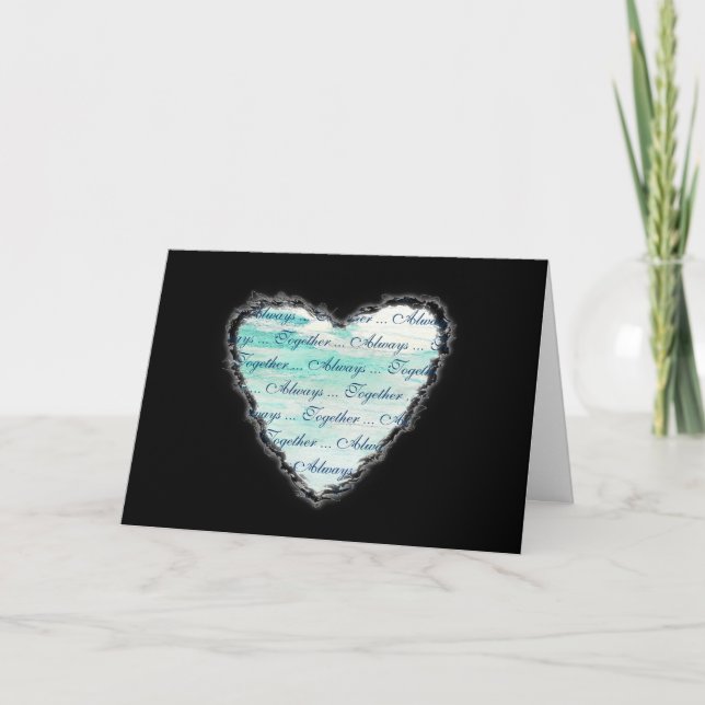Alltid tillsammans Valentine Romantik Kärlek Card Helgkort (Framsida)