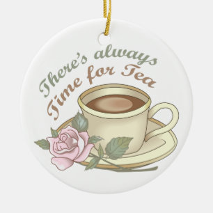 Alltid Time för Tea Julgransprydnad Keramik