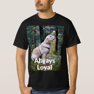 Alltid Trogen Golden Retriever Skog Foto Typogra T Shirt