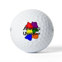 Alltid unik autism Golf Bollar