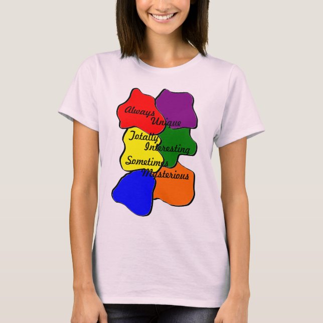 Alltid unik autism Kvinnors T-Shirt (Framsida)