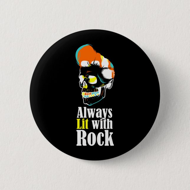 Alltid upplyst med rock knapp (Framsida)