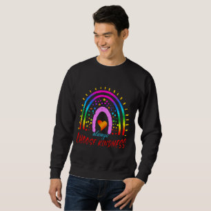 alltid välj vänlighet T-shirt Lång Ärmad Tröja