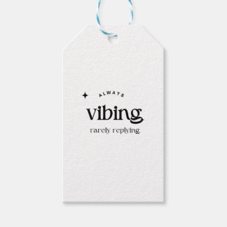 Alltid visning - Chill Aesthetic Vibe Design Presentetikett