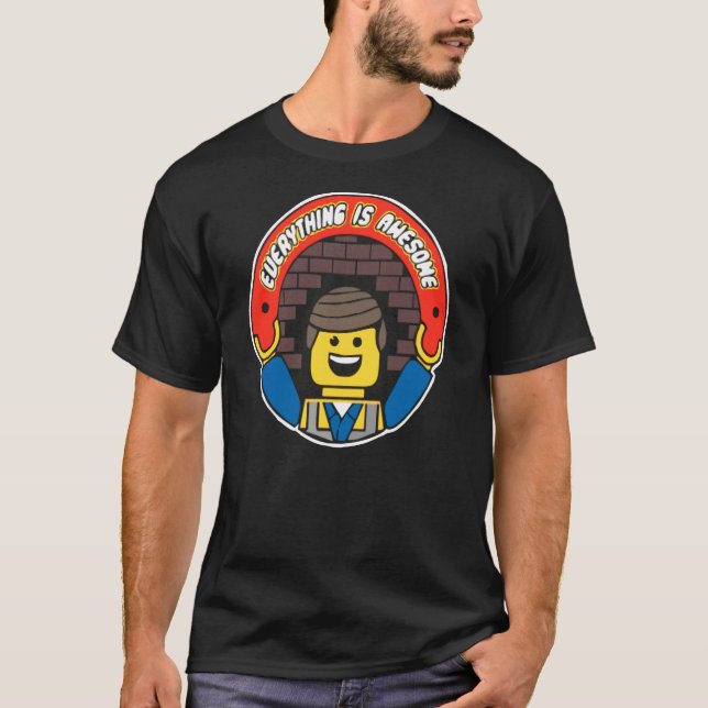 Allting är Fantastisk Manar Funny Lego T Shirt (Framsida)