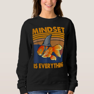 Allting Är Mentalitet Hajfinne Guld Fisk Vintage T Shirt