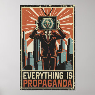 Allting är Propaganda Poster