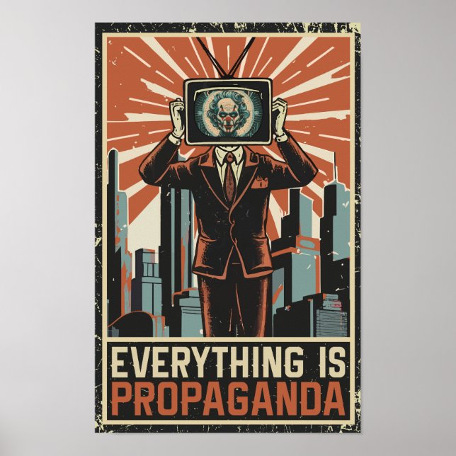 Allting är Propaganda Poster (Framsidan)