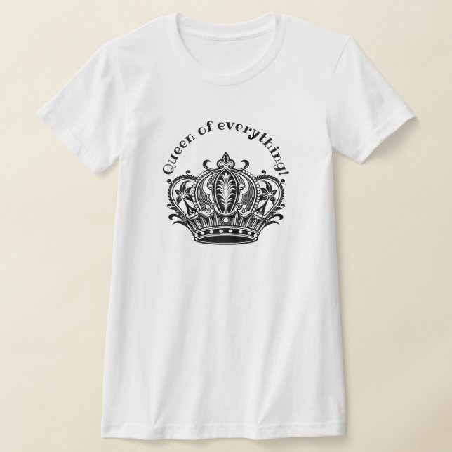 Allting drottning t shirt (Laydown)