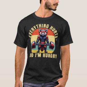 Allting Gör Ont Och Jag Är Hungrig Röd Panda Gym T Shirt