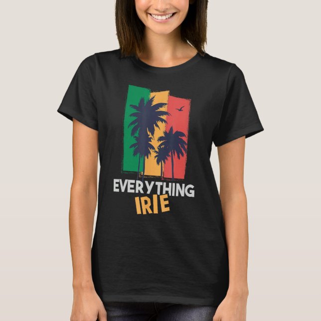Allting Irie Reggae Themme Jamaican Tee (Framsida)