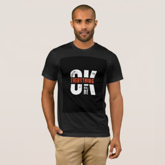 Allting Kommer Att Gå Bra Motivational Quote Konst T Shirt