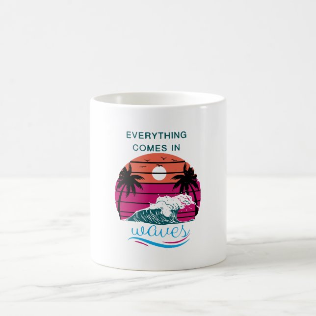 Allting Kommer i Vågor Kaffemugg (Center)