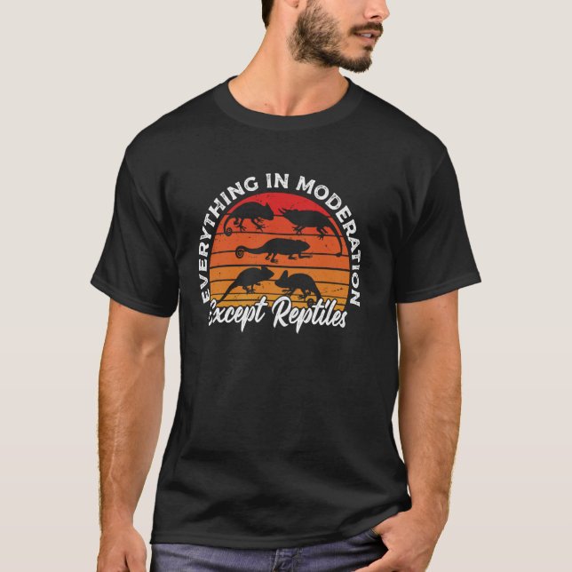 Allting med Måtta Förutom Kräldjur T Shirt (Framsida)