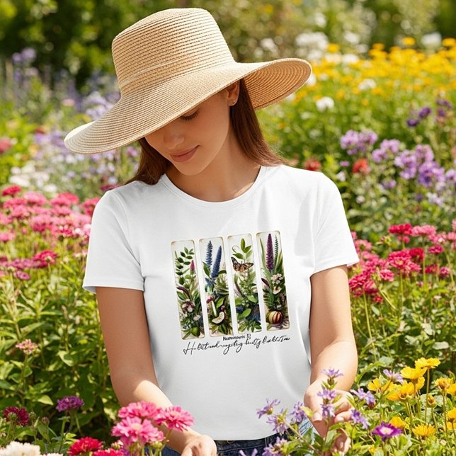 Allting vackert i hans tid botaniska t shirt (Skapare uppladdad)