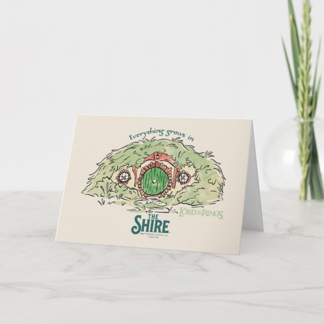 Allting växer i THE SHIRE™ Kort (Framsida)