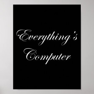 Alltings Dator I En Tesler Donald Trumps El Poster