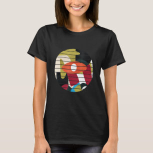 Alltseende öga Färgrik Abstrakt Konst T Shirt
