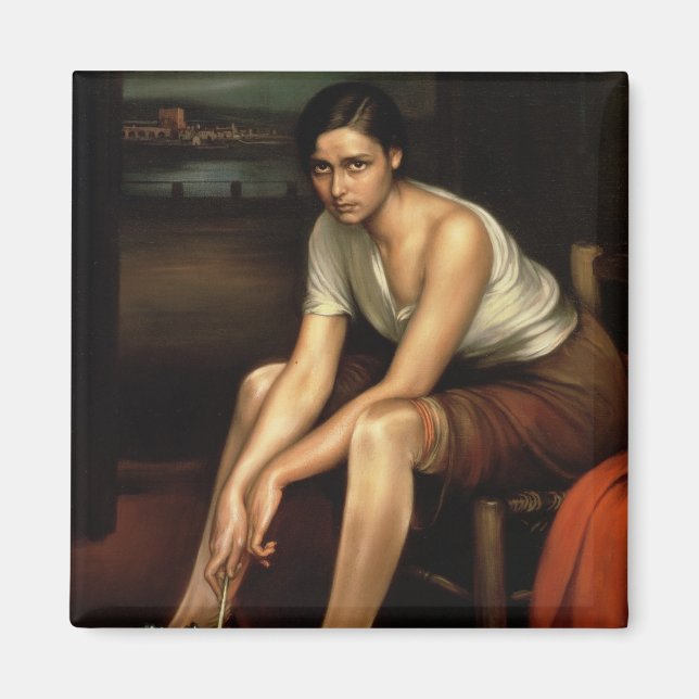 Alluring Young Girl Magnet (Framsidan)