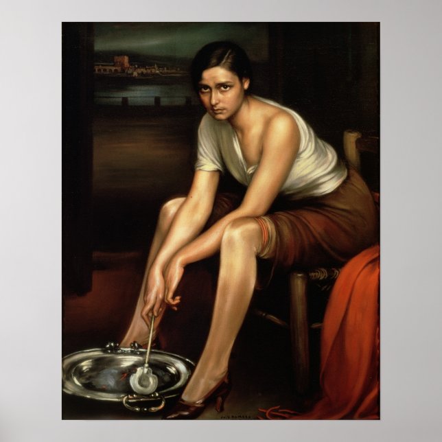 Alluring Young Girl Poster (Framsidan)