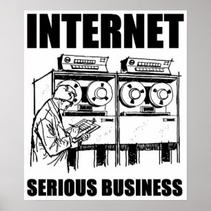 Allvarlig affär för internet poster