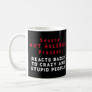 Allvarlig allergi mot Nöt - Reaktion dåligt Kaffemugg