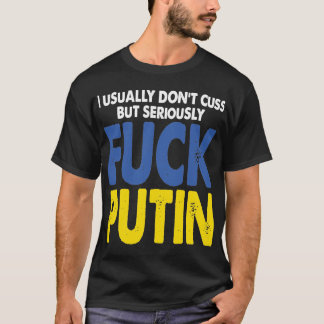 Allvarlig antiputin t shirt