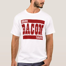 Allvarlig baconfanatiker t shirt