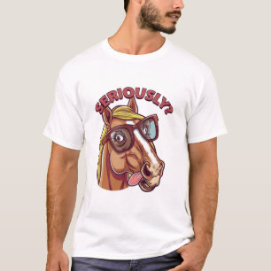 Allvarlig Coola Manar-Shirt - roligt och Snyggt Ho T Shirt