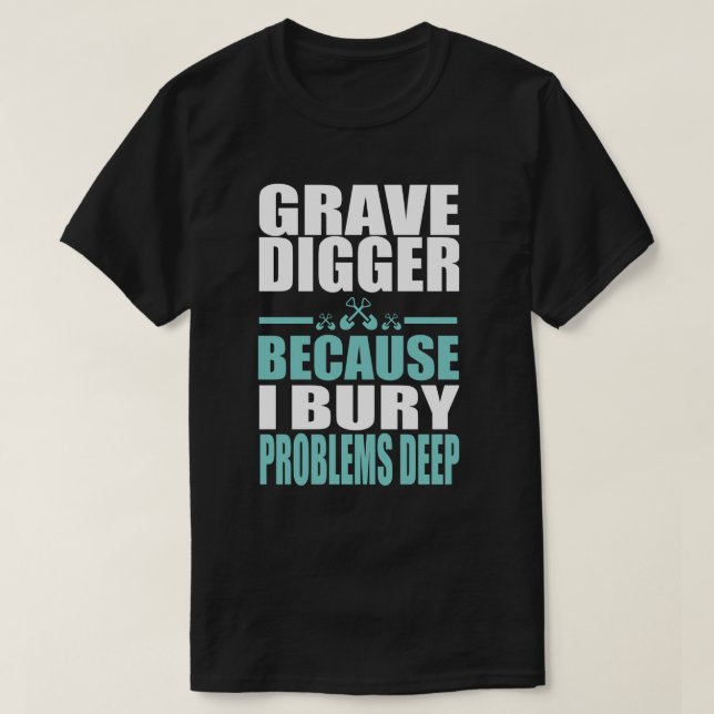 Allvarlig grävare 1 t-shirt (Design framsida)