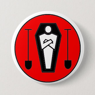 Allvarlig grävare knapp