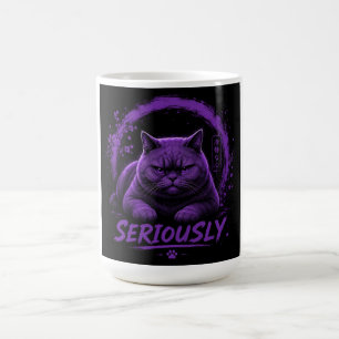Allvarlig Katt Kaffemugg
