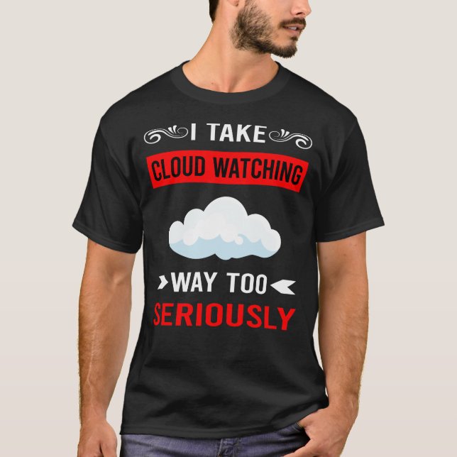 Allvarlig molnskådning t shirt (Framsida)