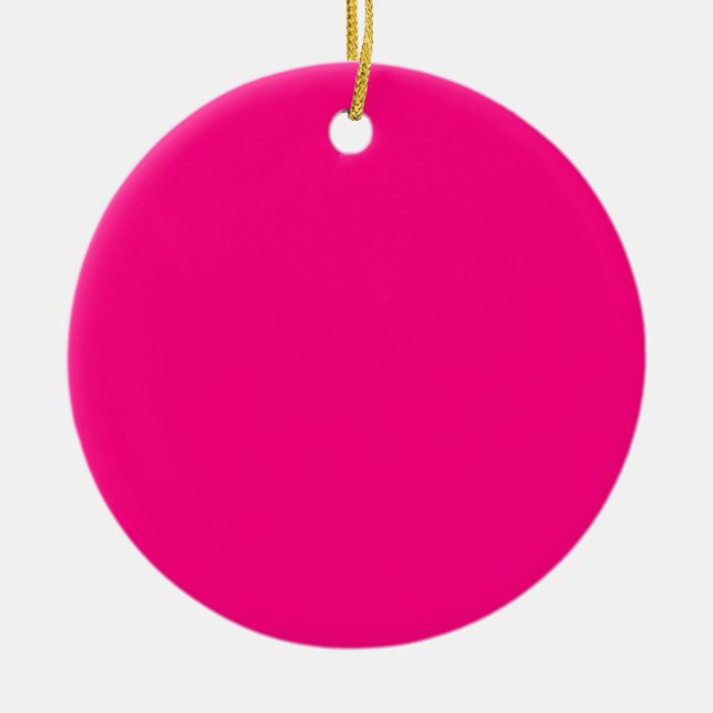Allvarlig Shock rosa BrightStor-trendmall tom Julgransprydnad Keramik (Framsidan)