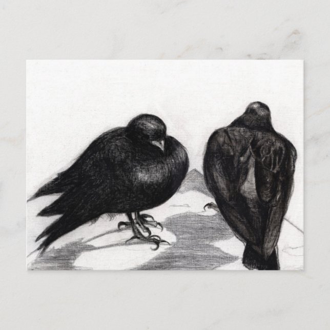 Allvarlig situation för Pigeon 2012 Vykort (Framsida)