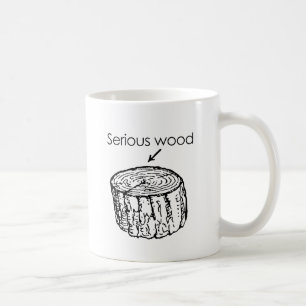 ALLVARLIG TRÄ KAFFEMUGG