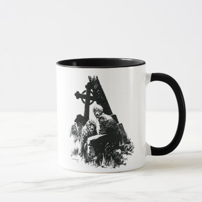 Allvarliga rånaremuggar mugg (Höger)