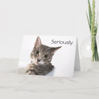 Allvarligt Buster Birthday Kort