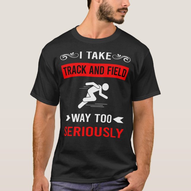 Allvarligt friidrott t shirt (Framsida)