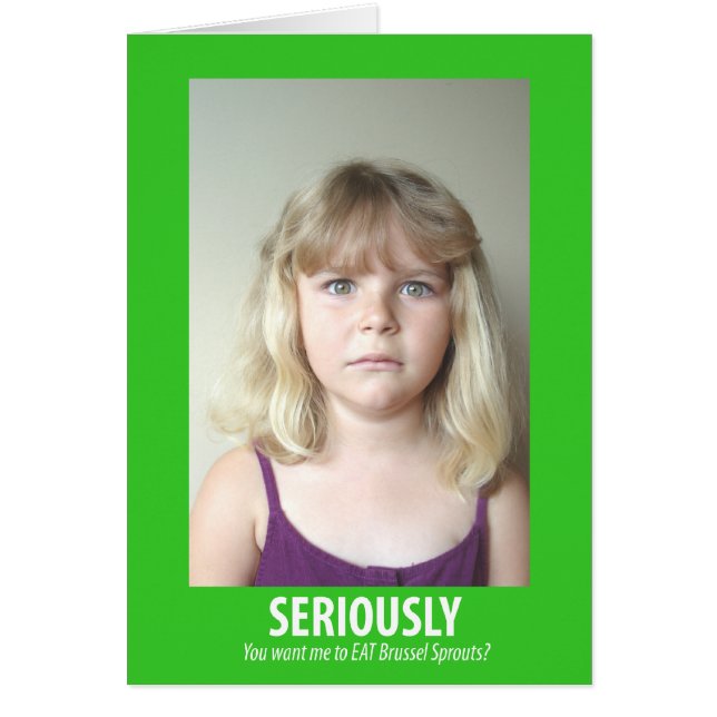 Allvarligt Hälsningskort (Framsidan)