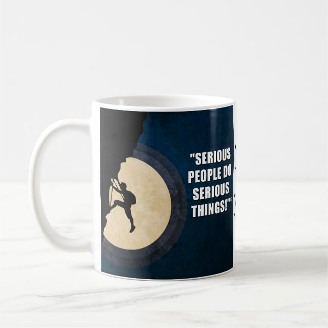 "Allvarligt" Kaffemugg (Vänster)