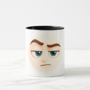 Allvarligt? oberörd blåögd emoji humör mugg