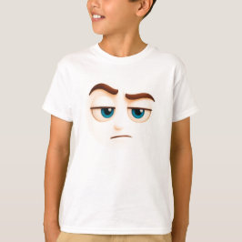 Allvarligt? ointresserad blåögd stor stämning t shirt