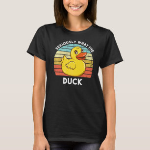 Allvarligt vad Anka Gult Rubber Ducky T Shirt