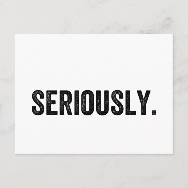 Allvarligt Vykort (Framsida)