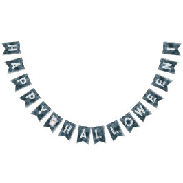 Allvit bankbanderoll i Halloween fest Vimplar